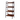 Ladder Brown Metal Frame Storage Bookshelf