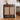 Rubber Wood Rattan Storage Shoe Cabinet