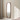 Mid-Century Wooden Frame Full Length Mirror