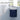 12.8" Navy Blue Wall-Mounted Corner Bathroom Vanity