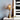 Golden 1-Light Wrought Iron Table Lamp