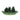 12" Green Ceramic Frog Trio Bird Feeder