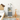 12" White & Gray Kids Dollhouse Bookcase