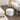 Footstool With Wooden Shelving
