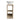 16.7" Ceramic Art Basin Plain Light Oak Freestanding Bathroom Vanity with Soft Close Door and White Flat Stone Slab