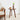 17.7" Solid Oak Wood Round End Table - Walnut