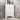 17" Corner White Triangle Bathroom Cabinet with Adjustable Shelves