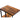 Brown solid wood