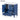 A dimension Image of the 18"x30" Modern Blue Freestanding Bathroom Vanity Cabinet Combo Set with 3 Drawers and a Soft Closing Door