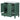 18"x30" Modern Green Freestanding Bathroom Vanity Cabinet Combo Set with 3 Drawers and a Soft Closing Door