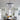 19.7" Modern 3-Tier Luxury Black Pendant Light Crystal Chandelier