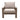 Outdoor Taupe Aluminum Patio Club Chair
