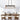 Oak 5-Light Metal Farmhouse Pendant Light