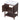 Brown Elegant Ceramic Sink Bathroom Vanity