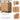 18.1" Burly Wood Bathroom Vanity Set