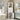 23" White Tall Bathroom Corner Cabinet with 3 Drawers and Adjustable Shelves