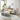 White Marble Pattern Round Coffee Table