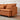 Modern Orange Eucalyptus Wood Sectional Sofa