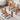 Natural Wood Wash Glass Dining Table