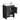 23.6" Black Freestanding Bathroom Vanity Cabinet