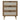 Modern Walnut Particle Board 3-Drawer Cabinet