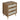 Modern Walnut Particle Board 3-Drawer Cabinet