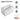 Modern White Diamond Patterned Bathroom Vanity