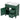 green bathroom vanity