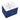 23.6" Blue Wall Mounted Bathroom Vanity