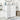 Modern White Ceramic Sink Bathroom Vanity
