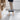 21.4" Wooden Black Step Ottoman Stool