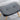 21.4" Wooden Black Step Ottoman Stool