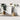 21.6" Modern Ceramic Basin White Floating Bathroom Vanity Set with Door and Right Side Open Storage