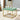 21.70" Light Green Velvet Changing Stool