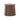 brown sturdy leather end table