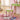 40" Pink and White Plastic 3-Piece Kid Table and Chair Set