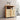 24.5" Natural Freestanding Bamboo Bathroom Storage Cabinet With Shelves