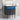 24" Black Floating and Freestanding Bathroom Vanity with Radar Sensing Light and Removable Metal Legs
