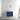 24" Blue Modern Floating Bathroom Vanity with White Ceramic Sink and 2 Drawers