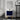 24" Luxury Navy Blue Freestanding Bathroom Vanity with Resin Top and Soft Close Door