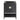 24" Modern Black Freestanding Bathroom Vanity with Two Black Zinc Alloy Door Handle and a Lower Open Shelf