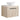 24" Modern White Oak Floating Bathroom Vanity