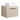 24" Modern White Oak Floating Bathroom Vanity