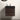 24 Walnut Floating Bathroom Vanity with Black Sink Storage
