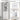 24" White Bathroom Storage Corner Cabinet