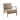 27.5" Modern Taupe Upholstered Arm Chair
