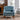 29.50" Tufted Blue Accent Armchair