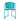 3 Piece Bistro Set Image. 3 Piece outdoor furniture set Teal Chair in Slat Panel Design.