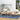 3 Piece Outdoor Furniture Set Image. 3 piece patio set with Cream Adirondack-Inspired Cushioned Chairs and Side Table in an outdoor setting.