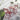 3-Piece Red Round Patio Bistro Foldable Table and Chairs